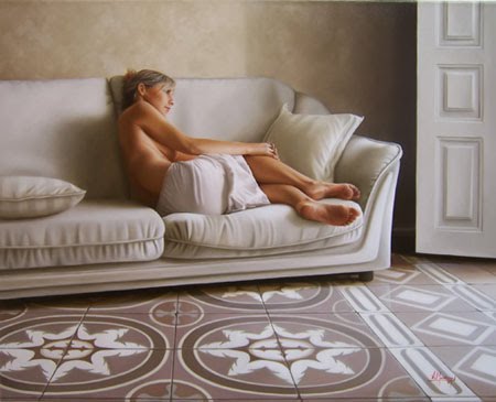 pintura hiperrealista de Alexandre Montoya, arte hiperrealista colombia